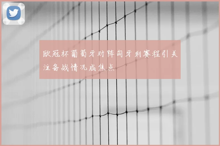 欧冠杯葡萄牙对阵匈牙利赛程引关注备战情况成焦点